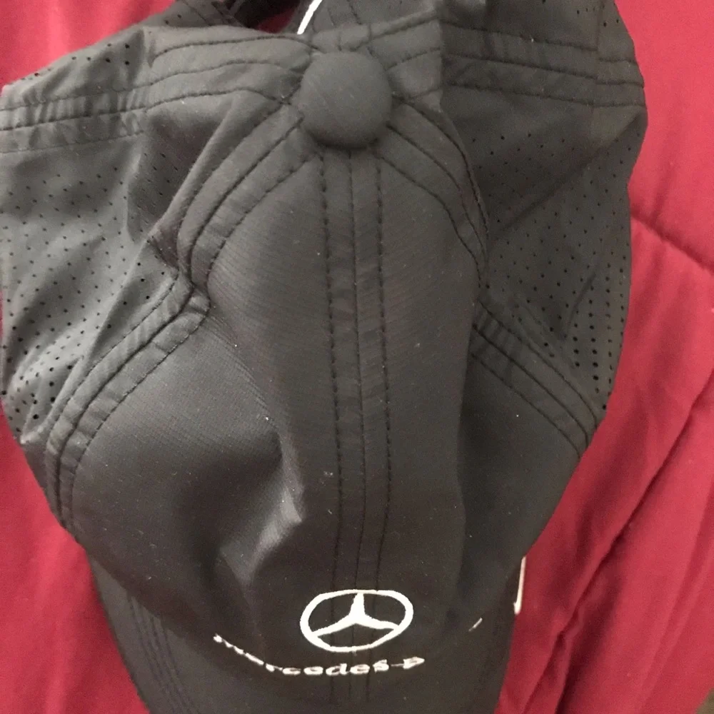 Nike Black and White Mercedes-Benz Logo Baseball Cap - Picture 3 of 5